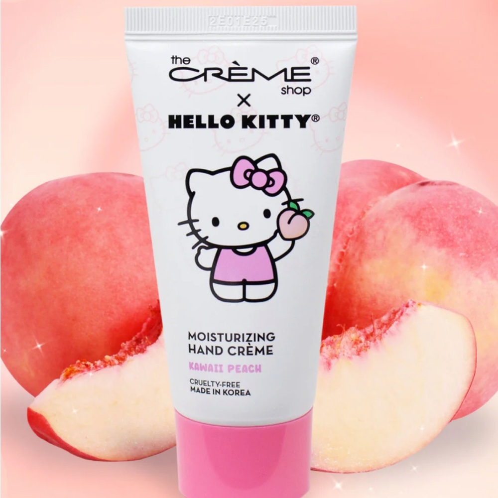 ❌ SOLD ❌ The Crème Shop x Hello Kitty - Kawaii Peach - Moisturizing Hand Crème